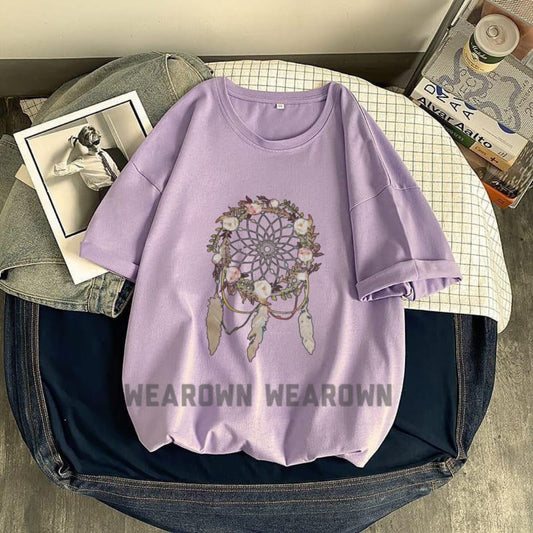LILAC TEE WITH RING