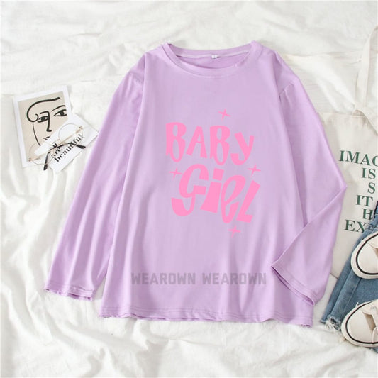 LILAC FULL TEE WITH BABY GIRL