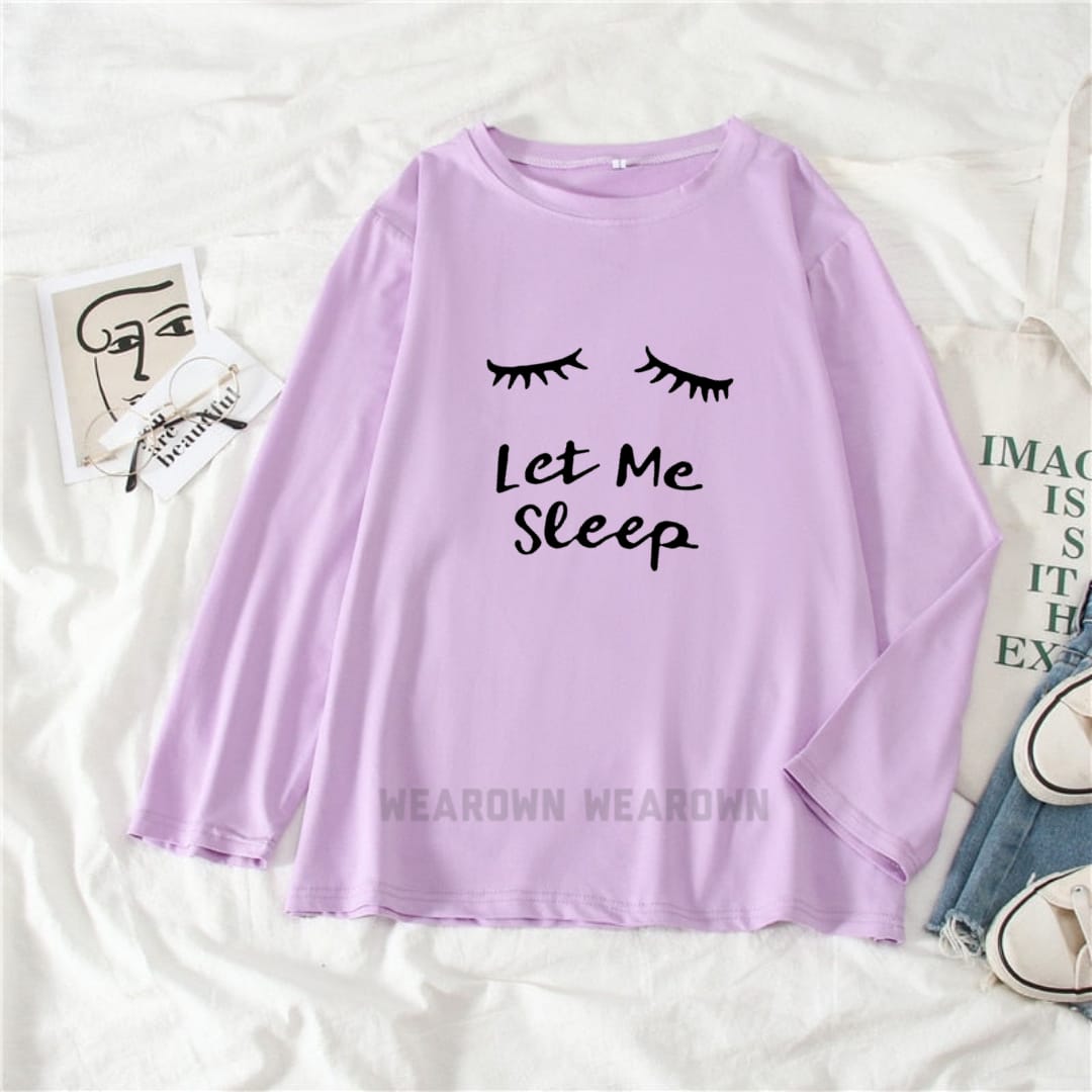 LILAC FULL TEE WITH LET ME SLEEP