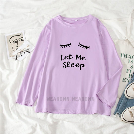 LILAC FULL TEE WITH LET ME SLEEP