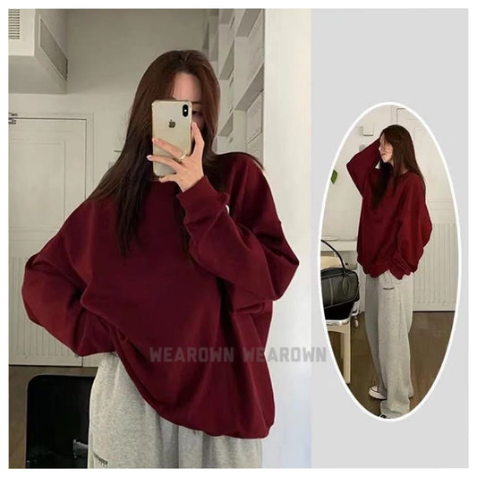 Mehroon sweatshirt
