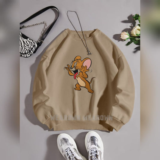Skin sweatshirt with jerry fhn