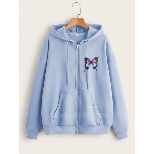Blue butterfly N Sky blue zipper